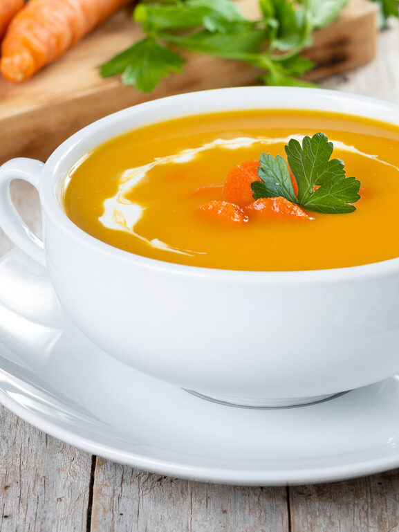 Lekkostrawna zupa krem marchewkowa